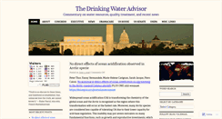 Desktop Screenshot of drinkingwateradvisor.com
