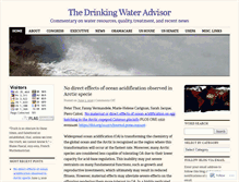 Tablet Screenshot of drinkingwateradvisor.com